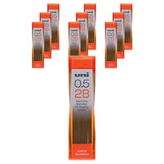 미쯔비시 나노다이아 샤프심 202ND 2B 40p, 0.5mm, 10개입, 1개