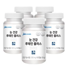 JW중외제약 눈 건강 루테인 플러스, 60정, 5개