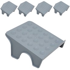 n plastic 雙簡單鞋架, 20件, 灰色