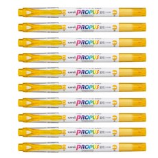유니볼 미쯔비시 프로퍼스 소프트라인 PUS-102T 형광펜, 쟈스민, 10개