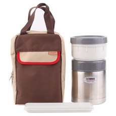 韓國 cosmos 高級保溫便當 0.7L 套組, 混合顏色, 1套