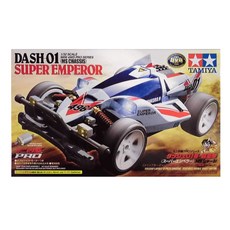 타미야 MINI 4WD DASH 01 SUPER EMPEROR 미니카, 혼합 색상, 1개