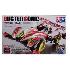 타미야 1/32 풀카울 미니 4WD 부스터 소닉 프리미엄 AR CHASSIS 미니카, 혼합 색상, 1개