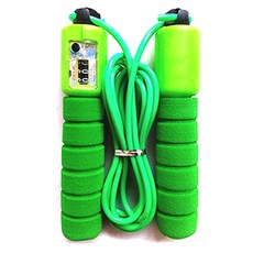 미앤뷰 유산소 운동 카운터 줄넘기, 그린, 1개