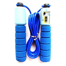 미앤뷰 유산소 운동 카운터 줄넘기, 블루, 1개