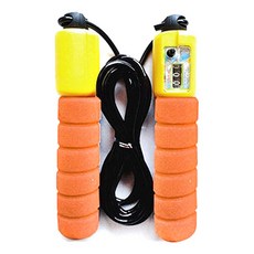 미앤뷰 유산소 운동 카운터 줄넘기, 옐로우, 1개