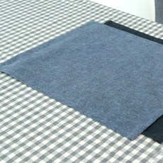 LEV LIFE 自然染色 15支 亞麻廚房擦巾 S, 深藍色, 1個