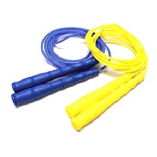 火星運動PVC 1人雙倍跳繩用跳繩 2入, 混色