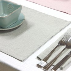 LEV LIFE 天然染色15支亞麻廚房巾 L, 淺米色, 1個