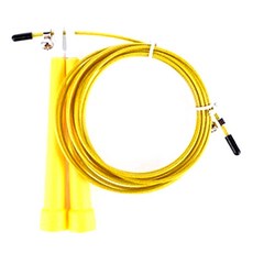 KAXIYA 健身運動量來找到超快鋼絲跳繩, 黃色的