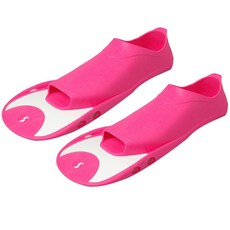 살바스 성인용 숏핀 F5 오리발, PKWT(Pink + White)