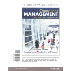 Operations Management: Processes and Supply Chains, Pearson College Div