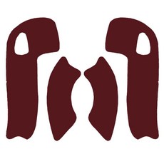 Chamaroo 現代基本款車門保護套, 酒紅色, NF Sonata