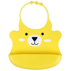 lieto 矽膠圍兜, 黃色, 1入