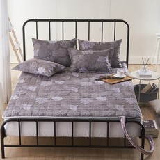 밀크디자인 시몬 세미마이크로 온수매트커버 Q 그레이, 1개