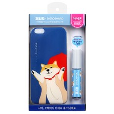 페리오 마우스 스프레이 + 시로마로 휴대폰 케이스 아이폰6/6s 파랑 재밌냐시바, 1세트