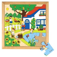 educo 四季圖案拼圖 夏天款, 1套, 16 件, 16件