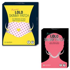 LOLO SKINNY 腹部貼片 10p + 面部貼片 10p, 1套