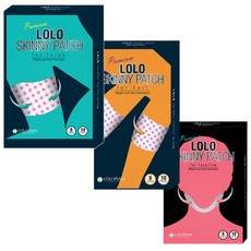 LOLO SKINNY 大腿貼片 10p + 小腿貼片 10p + 面部貼片 10p, 1套