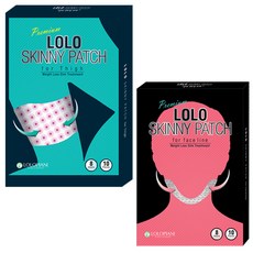 LOLO SKINNY 大腿貼片 10p + 面部貼片 10p, 1套