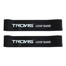 TROVIS 環狀彈力帶 2入, 黑色