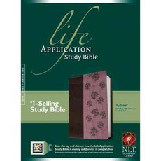 Life Application Study Bible: New Living Translation Dark Brown / Pink Flowers TuTone LeatherLike, Tyndale House Pub