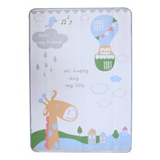 베베원 기린 유아방수요, 블루, 1개