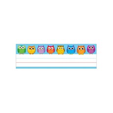 Colorful Owls Desk Nameplates, Carson Dellosa Pub Co Inc