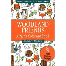 Woodland Artist's Coloring Book, Peter Pauper Pr