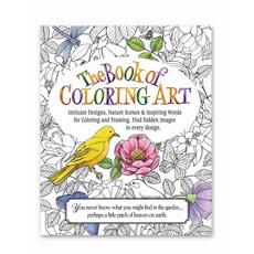 The Book of Coloring Art Adult Coloring Book, Product Concept Manufacturing Inc