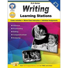 Writing Learning Stations Grades 6 - 8, Mark Twain Media Inc Pub