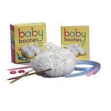 Baby Booties Knit Kit, Running Pr Miniature Editions