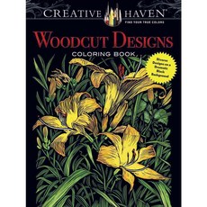 Woodcut Designs: Diverse Designs on a Dramatic Black Background, Dover Pubns