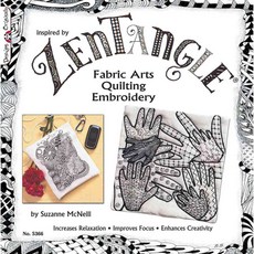 Zentangle Fabric Arts Quilting Embroidery, Design Originals