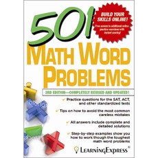501 Math Word Problems, Learning Express Llc