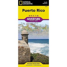 國家地理波多黎各：北美：探險旅行地圖, 國家地理學會地圖