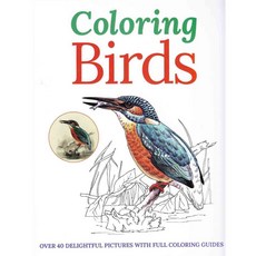 Coloring Birds 成人著色書：超過 40 張令人愉悅的圖片以及完整的著色指南, 大角星酒吧