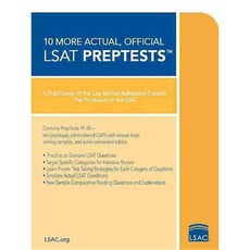 10 More Actual Official LSAT PrepTests, Law School Admission Council