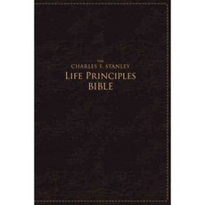 The Charles F. Stanley Life Principles Bible: New American Standard Bible Burgundy Leathersoft, Nelson Bibles