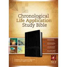 Chronological Life Application Study Bible: New Living Translation Black/Onyx Leatherlike, Tyndale House Pub