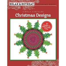Simply Circular Christmas Designs: 31 Images to Adorn With Color, Racehorse Pub