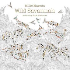 Wild Savannah Adult Coloring Book: A Coloring Book Adventure, Lark Books