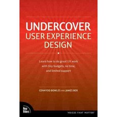 Undercover User Experience: Learn How to Do Great UX Work with Tiny Budgets No Time and Support, New Riders Pub