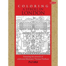 Coloring a Stroll in London: Featuring the Artwork of Celebrated Illustrator Thomas Flintham, Walter Foster Pub