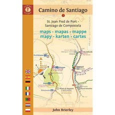 Camino Guides De Santiago Maps 2017: St. Jean Pied De Port--Santiago De Compostela, Findhorn Pr