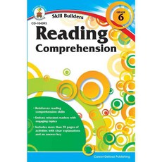 Reading Comprehension Grade 6, Carson Dellosa Pub Co Inc