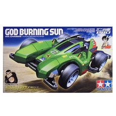 타미야 1/32 PRO GOD BURNING SUN MA CHASSIS 미니카 4WD, 혼합 색상, 1개