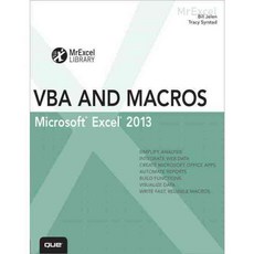 Excel 2013 VBA and Macros, Que Pub