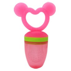 온스베이비 치발기 실리콘 과즙망, 베이비 핑크, 1개