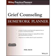 Grief Counseling Homework Planner: Includes Downloadable Assignments, John Wiley & Sons Inc